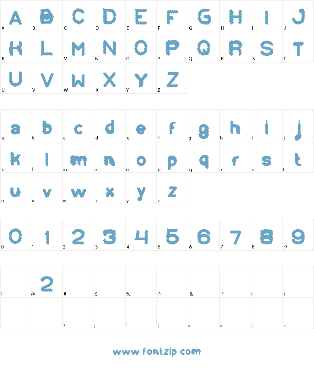 Eskimo and Polar Bear Font Character